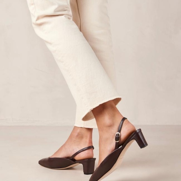 🍂NWT ALOHAS Pumps Lindy  Brown Leather Pumps - Picture 3 of 14